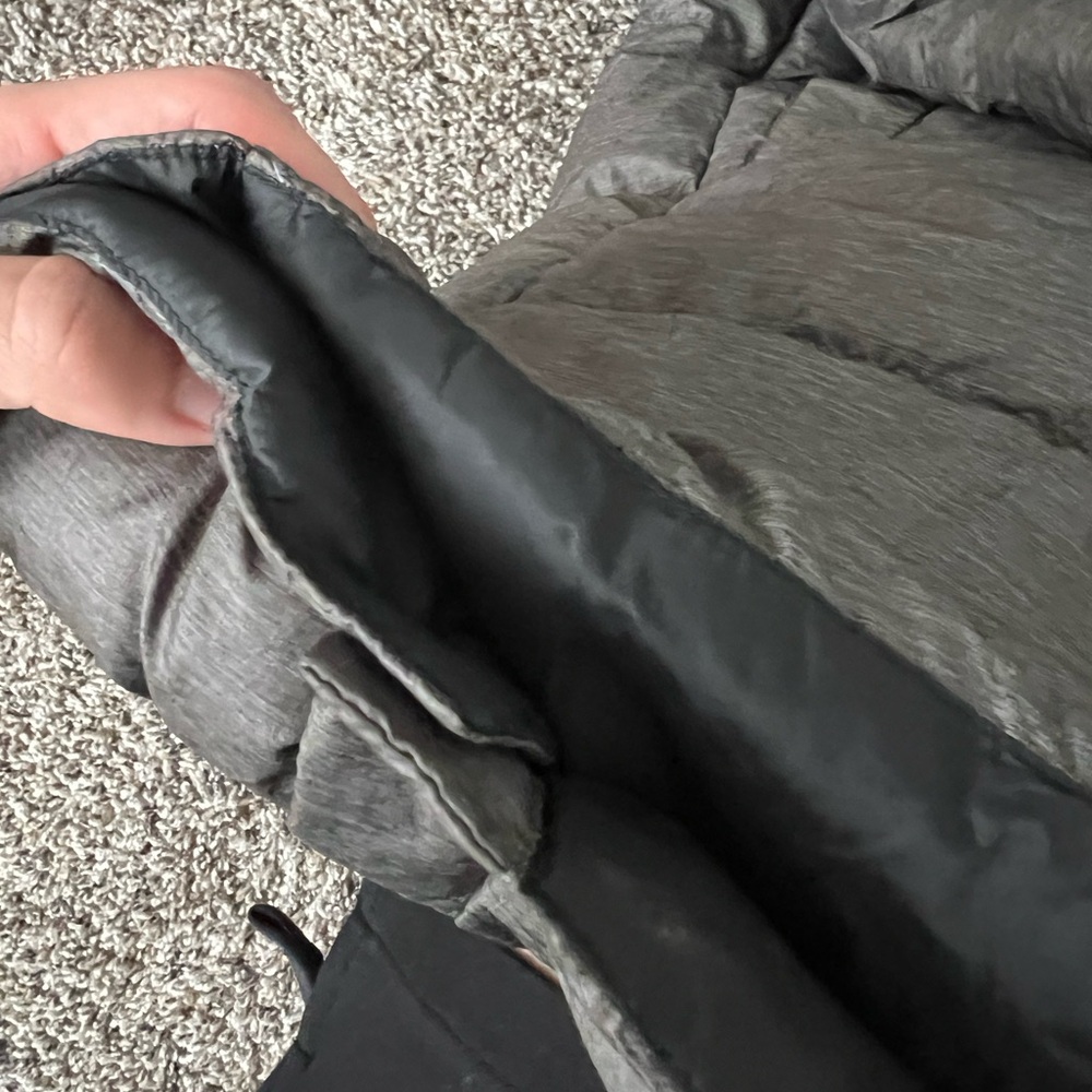 Calvin Klein Metallic Gray Puffer Jacket - Picture 6 of 12